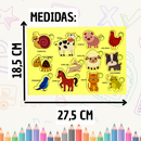Quebra Encaixe Didático Animais 